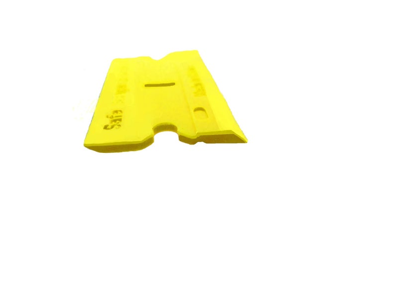 miniscraper 1 Pack (100pcs) 2X-Plus Double Edged Plastic Razor Blades with a Thicker and Thinner Edges - Image 3